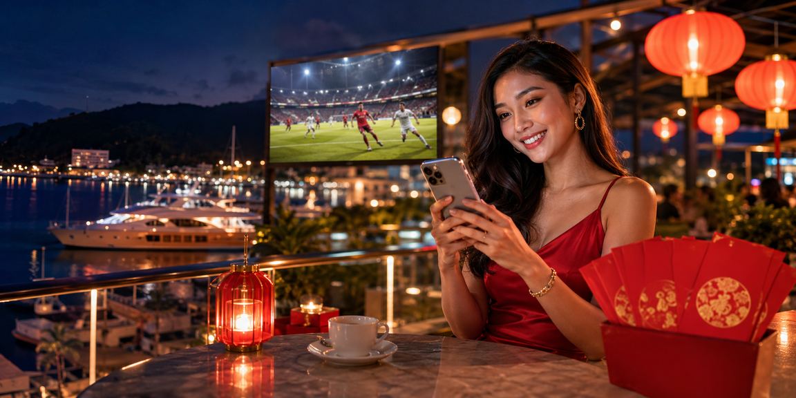 Peminat sukan taruhan bola sepak di Langkawi